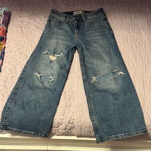Abercrombie Kids Blue Distressed Jeans